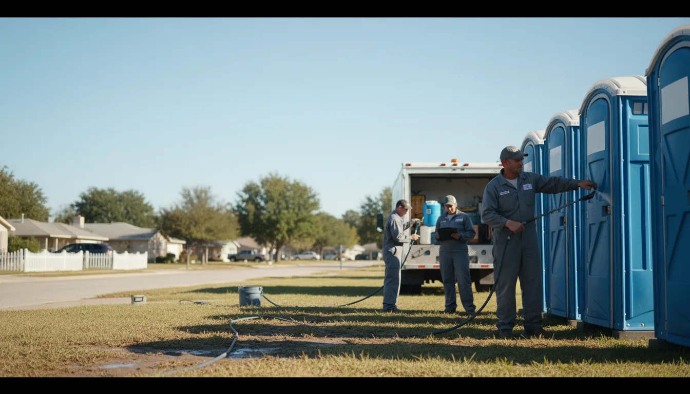 Long-Term Portable Toilet Rental in Centerton, AR near me